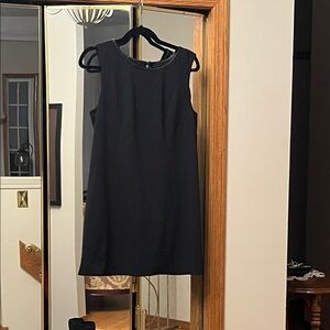 Le Chateau Classic Black Mini Dress, Made in China.